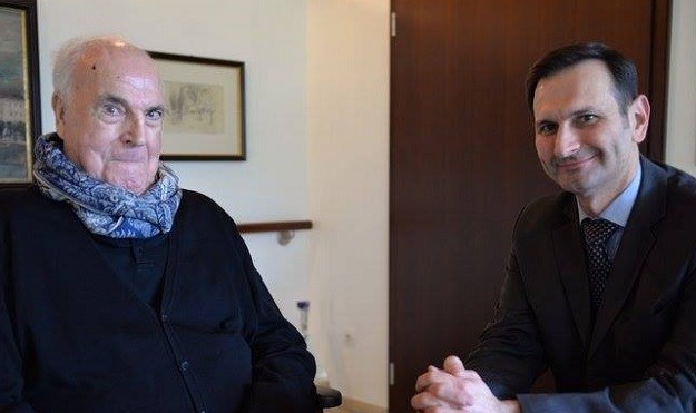 Miro Kovač u domu Helmuta Kohla: "U pitanje je doveden opstanak Europske unije"